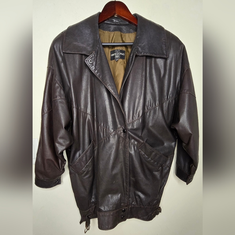 Gino di Giorgio Vintage Women's Leather Jacket 80s